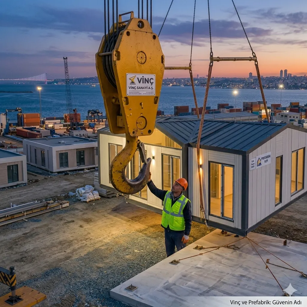 Vinç ve Prefabrik Taşımacılığı: Güven ve Hassasiyetin Buluşması